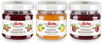 Darbo - Erdbeere - Rosenmarille (Aprikose) - Himbeere