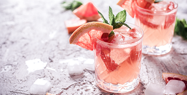 Grapefruit Holunderblüten Cocktail